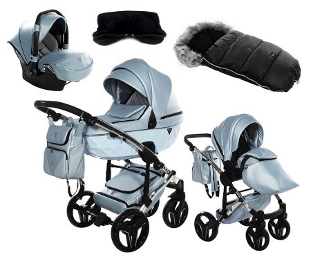 Junama 5v1 S CLASS Barva: 5v1 S Class 10  Ice Blue, Konstrukce: 2K - otočná kola
