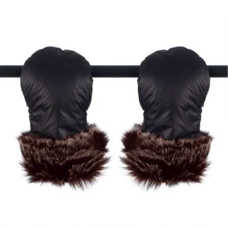 Rukavice zimní Puer Inverno Barva: Rukavice  Black/Hnědá kožešina