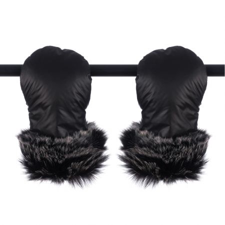 Rukavice zimní Puer Inverno Barva: Rukavice Black/Stříbrná kožešina