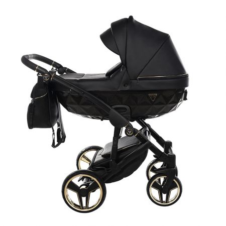Junama Kočárek S CLASS Barva: 7 Deep Black, Konstrukce: 2K - otočná kola