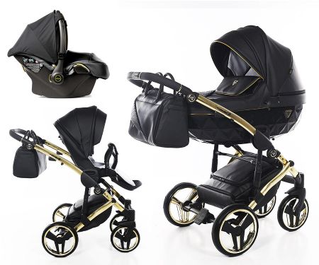 Junama 3v1 Fluo Barva: 3v1 04 Fluo Black, Konstrukce: 2K - otočná kola
