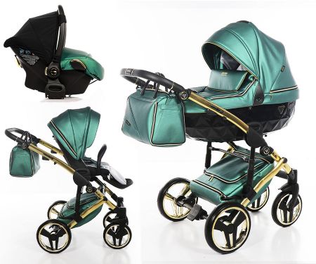 Junama 3v1 Fluo Barva: 3v1 02 Fluo Green, Konstrukce: 2K - otočná kola