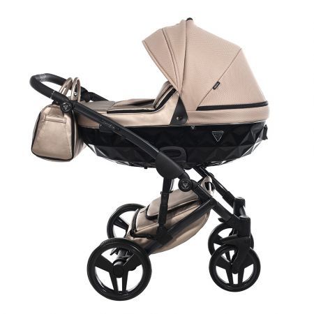 Junama Kočárek Saphire V2 Barva: 6 Powder beige, Konstrukce: 2K - otočná kola