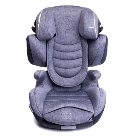 KIDDY Autosedačka Cruiserfix3 15-36 kg Stone Grey Melange Silver
