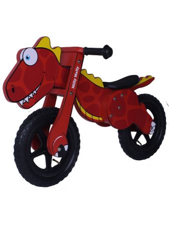 Dětské odrážedlo kolo Milly Mally DINO red, Červená