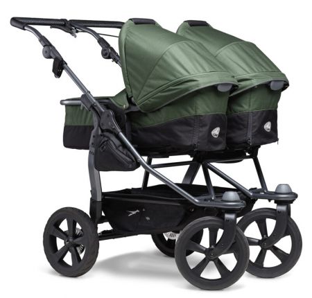 Duo combi pushchair - air chamber wheel oliv