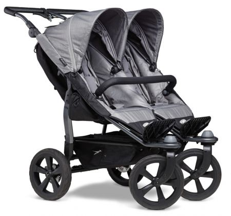 Duo stroller - air chamber wheel grey