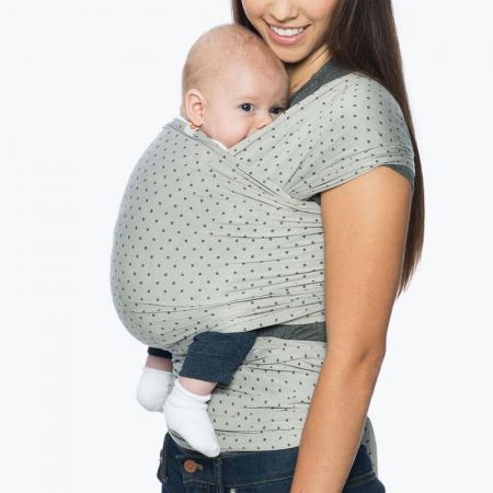 ŠÁTEK/ AURA WRAP - PEARL GREY DOTS