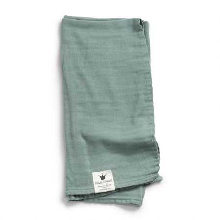 Deka z bambusového mušelínu Elodie Details - Mineral Green