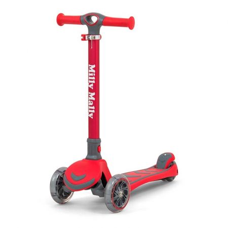 MILLY MALLY - Dětská koloběžka Scooter Boogie červená