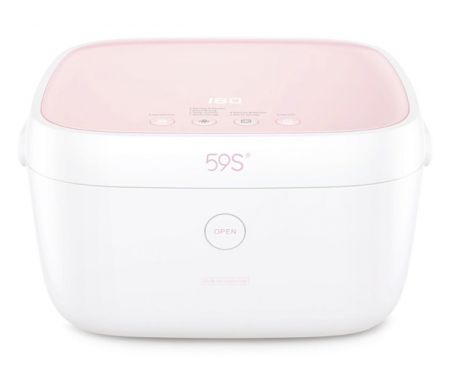 59S UV-C Box multifunkční sterilizační T5 bateriový růžový