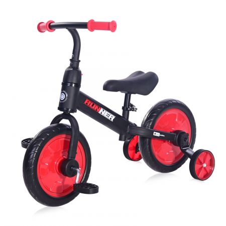 Odrážedlo Lorelli RUNNER 2v1 BLACK&RED