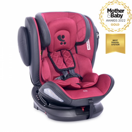 Autosedačka Lorelli AVIATOR ISOFIX 0-36 KG BLACK&LIGHT RED