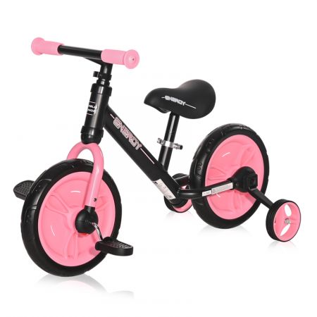Odrážedlo Lorelli ENERGY 2v1 BLACK&PINK