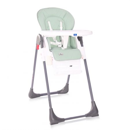 Jídelní židlička Lorelli CRYSPI FROSTY GREEN LEATHER