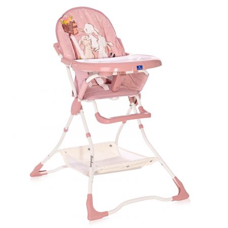 Jídelní židlička Lorelli BONBON BEIGE ROSE RABBITS