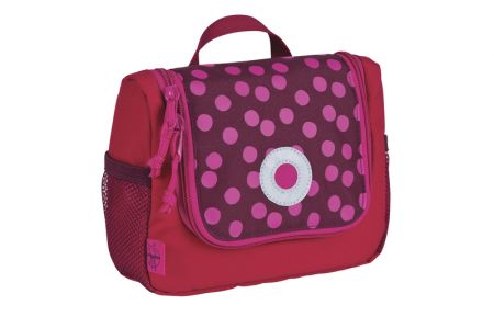 Lässig taštička na hygienu Mini Washbag - Dottie red