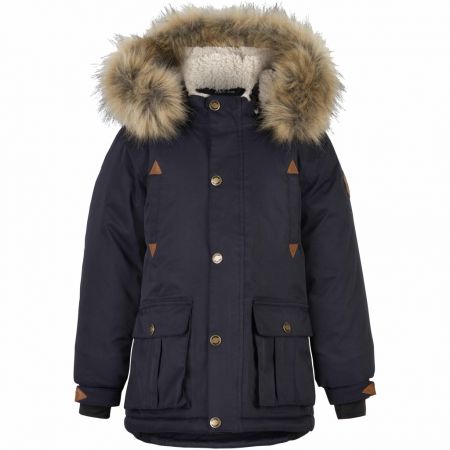 Mikk-Line Mikk - Line chlapecká parka ML19111 Dark Navy Velikost: 104