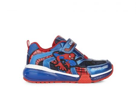 GEOX dětské boty se svítící podrážkou Spiderman - J26FEB Velikost: 31 Spiderman