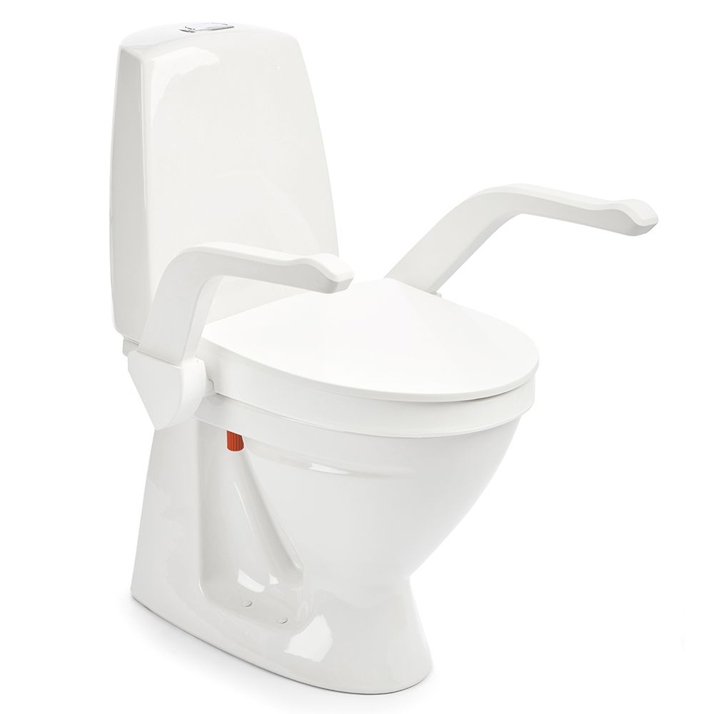 Etac MY-LOO Fixed tolaletní nástavec s víkem a madly, 10 cm