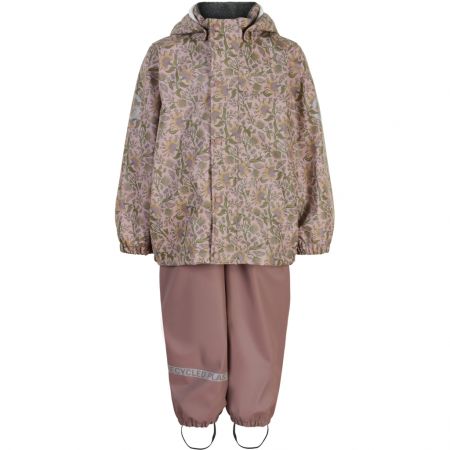 Mikk-Line dívčí  souprava do deště 33148 Twilight Mauve Velikost: 140 GOTS, recyklovatelné, termo