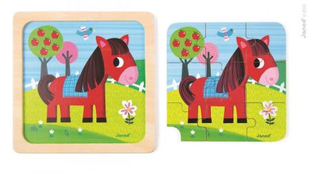 Janod puzzle - kůň J07063