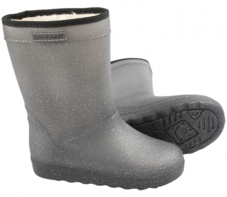 EN FANT Termo holinky 90% ovčí vlna metalic titanium 815213 1_35_35 Velikost: 23 90% ovčí vlna / Thermo
