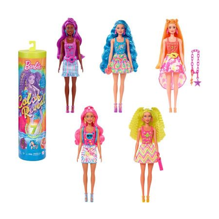 Mattel Barbie Color reveal Barbie neonová batika 