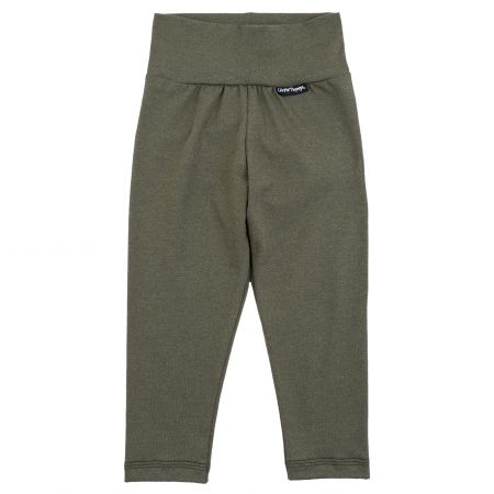 khaki legíny z recyklované bavlny - 3-5 let
