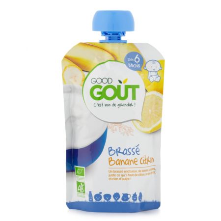 Good Gout Banánový jogurt s citronem 90g BIO