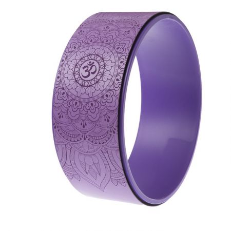 beUnik Yoga wheel - kruh na jógu - fialová