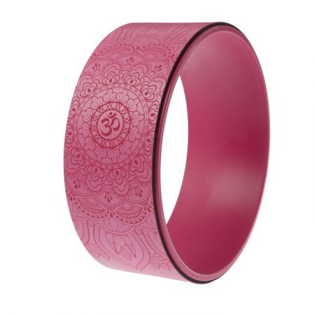 beUnik Yoga wheel - kruh na jógu - růžová