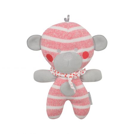 růžový medvídek Little teddy - uni