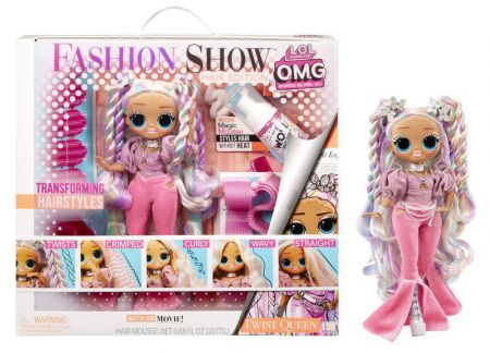 MGA L.O.L. Surprise! OMG Fashion Show Hair Velká ségra – Twist Queen