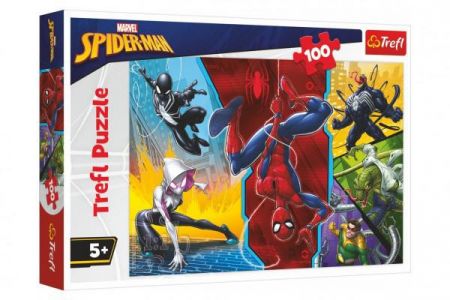 Trefl Puzzle Spiderman Marvel - Vzhůru nohama 100 dílků