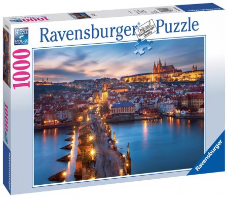 RAVENSBURGER - Praha V Noci 1000 Dílků