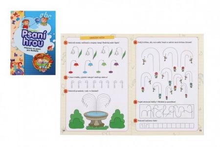 FONI Book Pracovní sešit Psaní hrou pro školkaře CZ verze 20x29cm