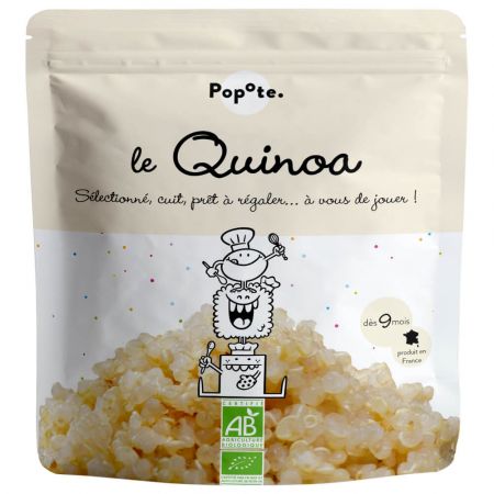 POPOTE POPOTE Výběrová předvařená bio quinoa 100 g, 9+
