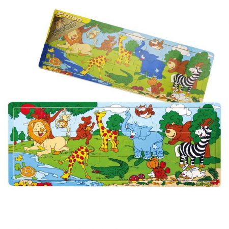 HMSTUDIO HM STUDIO Deskové puzzle ZOO dřevěné  21 dílů