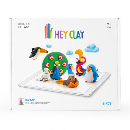 HEYCLAY HEY CLAY Ptáci plastelínová sada