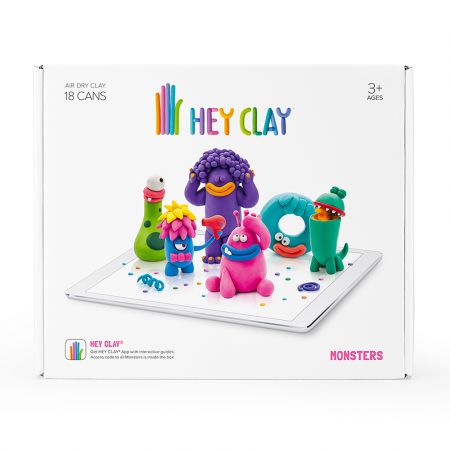 HEYCLAY HEY CLAY Příšery plastelínová sada