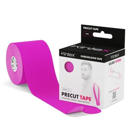 Kintex PreCut kineziologický tejp 5 cm x 5 m, barva: růžová