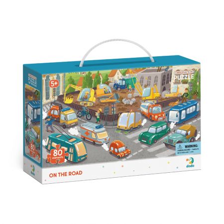 DODO DODO Puzzle s hledáním obrázků Na cestě 80 dílků
