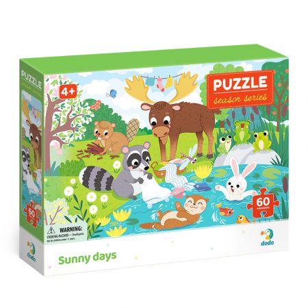 DODO DODO Puzzle roční období Slunečné dny 60 dílků