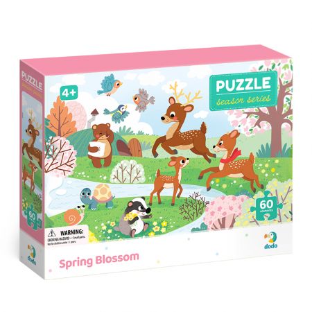 DODO DODO Puzzle roční období Jarní květy 60 dílků