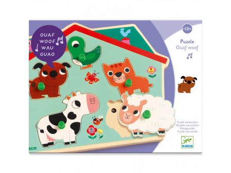 DJECO DJECO Puzzle vkládací se zvuky