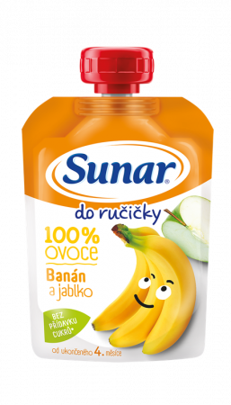 SUNAR SUNAR Kapsička Do ručičky banán, jablko 100 g