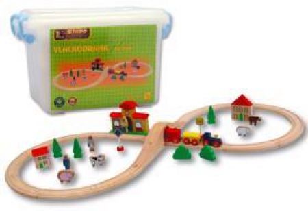 ALLTOYS ALLTOYS Vláčkodráha 40 dílů