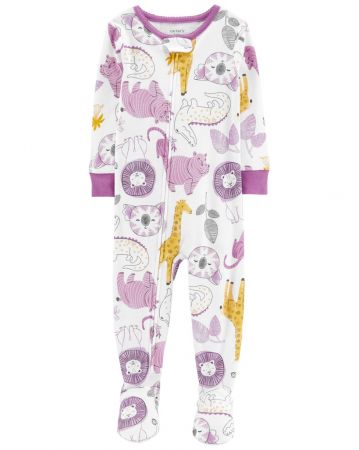 CARTERS CARTER'S Overal na zip Purple Safari holka 18m