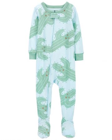 CARTERS CARTER'S Overal na zip Green Cacti kluk 18m